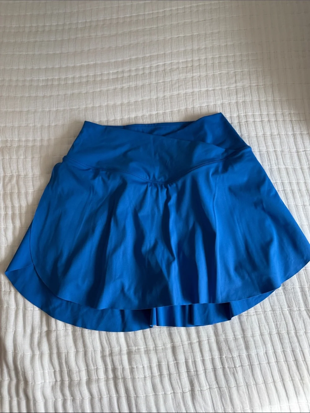 HALARA Crossover Waist Electric Blue Skort